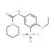 2-Ethoxy-5-[(piperidine-1-carbonyl)amino]benzenesulfonyl chloride (CAS 680618-11-5) - chemical structure image