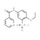 2-Ethoxy-5-[(pyridine-3-carbonyl)amino]benzenesulfonyl chloride (CAS 680618-09-1) - chemical structure image