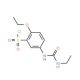 2-Ethoxy-5-(3-ethyl-ureido)-benzenesulfonyl chloride - chemical structure image