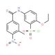 2-Ethoxy-5-(3-methyl-4-nitro-benzoylamino)-benzenesulfonyl chloride (CAS 680618-07-9) - chemical structure image