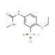 2-Ethoxy-5-(3-methylureido)benzenesulfonyl chloride (CAS 680618-13-7) - chemical structure image