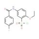 2-Ethoxy-5-(4-fluoro-benzoylamino)-benzenesulfonyl chloride (CAS 680618-06-8) - chemical structure image