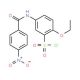 2-Ethoxy-5-(4-nitro-benzoylamino)-benzenesulfonyl chloride (CAS 680617-98-5) - chemical structure image
