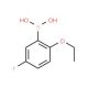 2-Ethoxy-5-fluorophenylboronic acid (CAS 864301-27-9) - chemical structure image