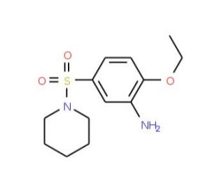 2-ethoxy-5-(piperidin-1-ylsulfonyl)aniline - chemical structure image