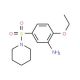 2-ethoxy-5-(piperidin-1-ylsulfonyl)aniline - chemical structure image