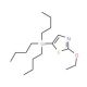 2-Ethoxy-5-(tributylstannyl)-1,3-thiazole (CAS 446285-61-6) - chemical structure image