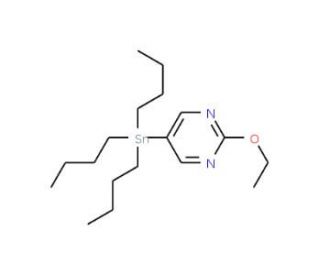 2-Ethoxy-5-(tributylstannyl)pyrimidine (CAS 1025746-10-4) - chemical structure image