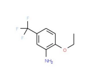 2-Ethoxy-5-(trifluoromethyl)aniline (CAS 2713-73-7) - chemical structure image