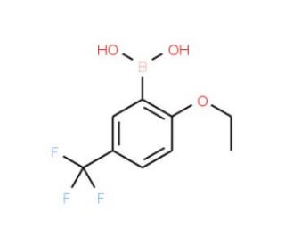 2-Ethoxy-5-(trifluoromethyl)benzeneboronic acid (CAS 850593-10-1) - chemical structure image