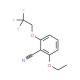 2-Ethoxy-6-(2,2,2-trifluoroethoxy)benzonitrile, tech (CAS 175204-04-3) - chemical structure image
