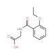 (2-Ethoxy-benzoylamino)-acetic acid (CAS 10263-57-7) - chemical structure image