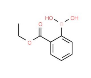 2-Ethoxycarbonylphenylboronic acid (CAS 380430-53-5) - chemical structure image