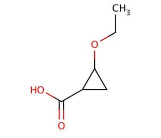 2-ethoxycyclopropane-1-carboxylic acid - chemical structure image