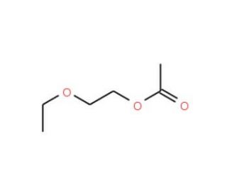 2-Ethoxyethyl acetate (CAS 111-15-9) - chemical structure image