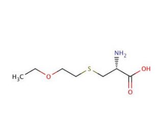 2-Ethoxyethyl-L-cysteine Hydrochloride - chemical structure image