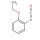 2-Ethoxyphenyl isocyanate (CAS 5395-71-1) - chemical structure image
