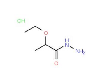 2-Ethoxypropanohydrazide hydrochloride - chemical structure image