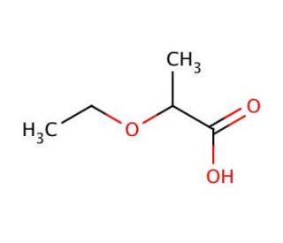 2-ethoxypropanoic acid (CAS 53103-75-6) - chemical structure image