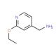 (2-ethoxypyridin-4-yl)methylamine - chemical structure image