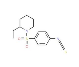 2-Ethyl-1-[(4-isothiocyanatophenyl)sulfonyl]-piperidine - chemical structure image