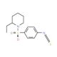 2-Ethyl-1-[(4-isothiocyanatophenyl)sulfonyl]-piperidine - chemical structure image