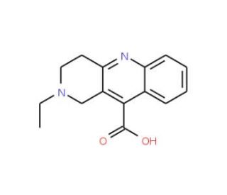 2-Ethyl-1,2,3,4-tetrahydro-benzo[b][1,6]naphthyridine-10-carboxylic acid (CAS 519150-65-3) - chemical structure image