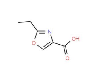 2-Ethyl-1,3-oxazole-4-carboxylic acid (CAS 75395-42-5) - chemical structure image