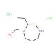 (2-Ethyl-1,4-diazepan-1-yl)methanol dihydrochloride - chemical structure image