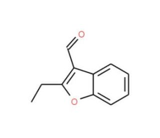 2-ethyl-1-benzofuran-3-carbaldehyde (CAS 10035-41-3) - chemical structure image