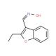 2-ethyl-1-benzofuran-3-carbaldehyde oxime (CAS 92287-69-9) - chemical structure image