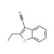2-ethyl-1-benzofuran-3-carbonitrile (CAS 42901-97-3) - chemical structure image