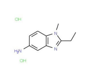 2-Ethyl-1-methyl-1H-benzoimidazol-5-ylaminedihydrochloride - chemical structure image