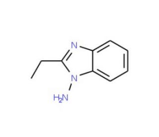 2-ethyl-1H-benzimidazol-1-amine (CAS 90559-02-7) - chemical structure image