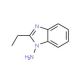 2-ethyl-1H-benzimidazol-1-amine (CAS 90559-02-7) - chemical structure image