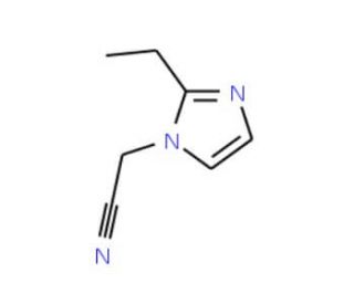 (2-Ethyl-1H-imidazol-1-yl)acetonitrile (CAS 1119451-03-4) - chemical structure image