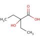 2-Ethyl-2-hydroxybutyric acid (CAS 3639-21-2) - chemical structure image