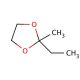 2-Ethyl-2-methyl-1,3-dioxolane (CAS 126-39-6) - chemical structure image