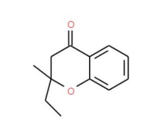 2-Ethyl-2-methyl-chroman-4-one (CAS 73509-12-3) - chemical structure image