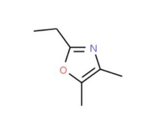 2-Ethyl-4,5-dimethyloxazole (CAS 53833-30-0) - chemical structure image
