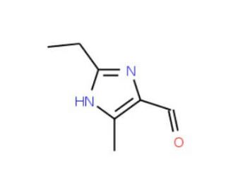 2-Ethyl-4-methyl-1H-imidazole-5-carboxaldehyde (CAS 88634-80-4) - chemical structure image