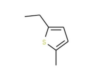 2-Ethyl-5-methylthiophene (CAS 40323-88-4) - chemical structure image