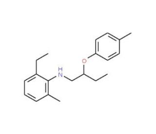 2-Ethyl-6-methyl-N-[2-(4-methylphenoxy)butyl]-aniline - chemical structure image