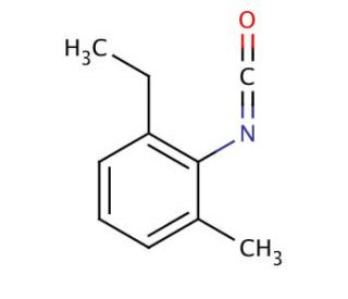 2-Ethyl-6-methylphenyl isocyanate (CAS 75746-71-3) - chemical structure image