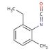 2-Ethyl-6-methylphenyl isocyanate (CAS 75746-71-3) - chemical structure image