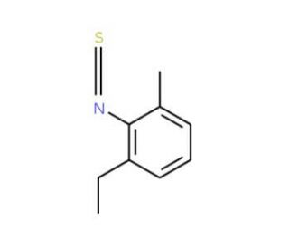 2-ethyl-6-methylphenyl isothiocyanate (CAS 66609-04-9) - chemical structure image