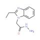(2-Ethyl-benzoimidazol-1-yl)-acetic acid hydrazide - chemical structure image