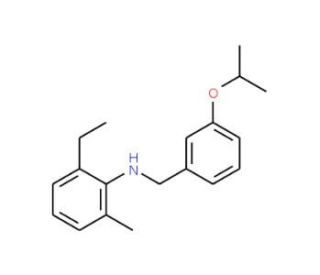 2-Ethyl-N-(3-isopropoxybenzyl)-6-methylaniline - chemical structure image