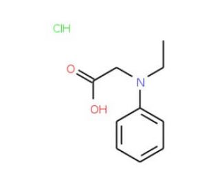 2-[ethyl(phenyl)amino]acetic acid hydrochloride - chemical structure image