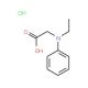 2-[ethyl(phenyl)amino]acetic acid hydrochloride - chemical structure image